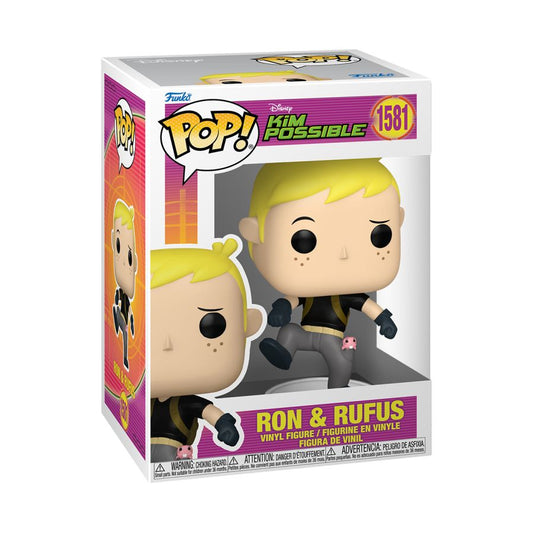 Kim Possible - Ron with Rufus Pop! Vinyl