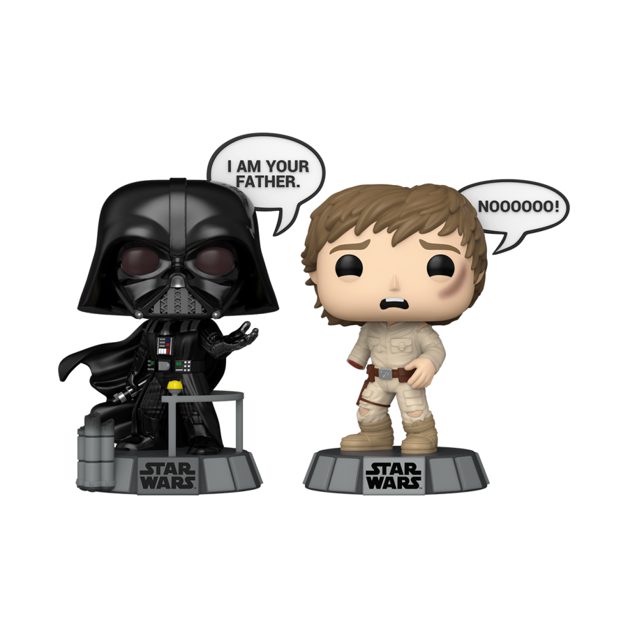 Star Wars - Darth Vader & Luke Skywalker Pop! Sayings 2-Pack