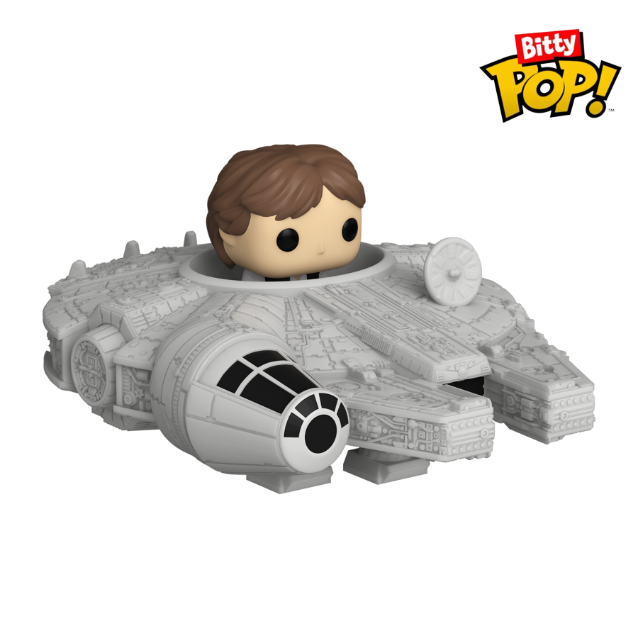 Star Wars - Han Solo with MilleniumFalcon Bitty Pop! Ride