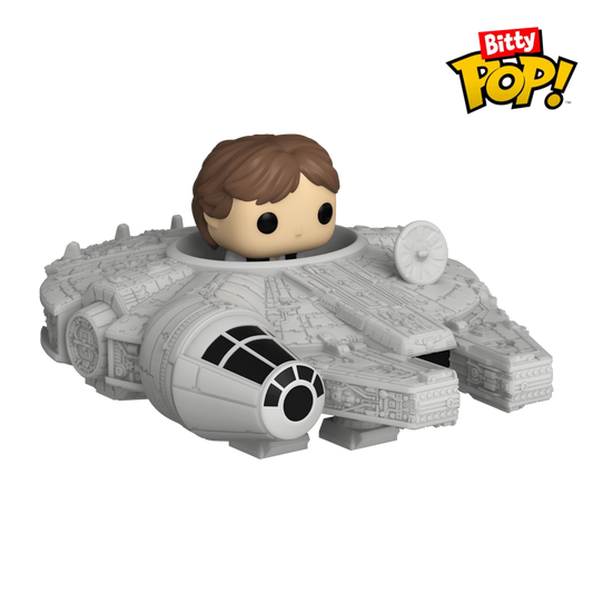 Star Wars - Han Solo with MilleniumFalcon Bitty Pop! Ride