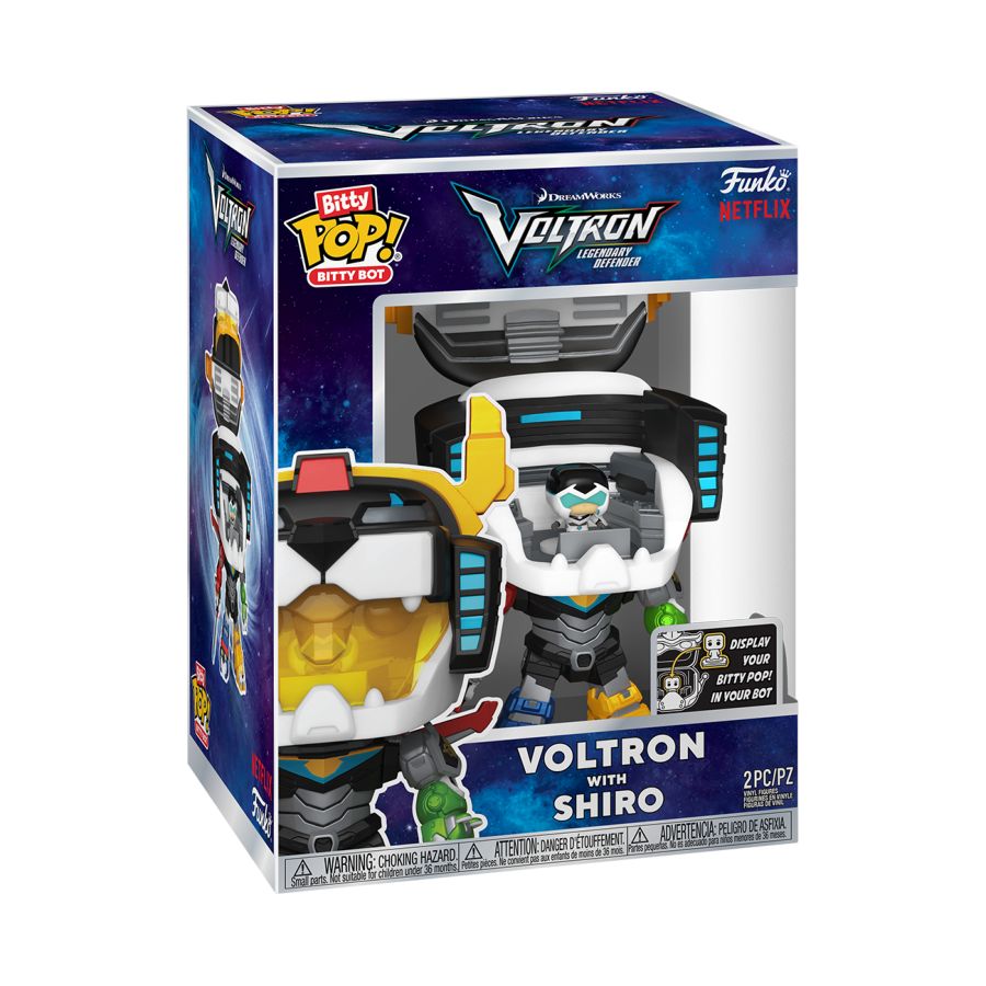 Voltron - Voltron with Shiro Bitty Pop! Bot