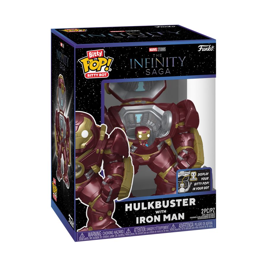 Marvel - Hulkbuster with Iron Man Bitty Pop! Bot