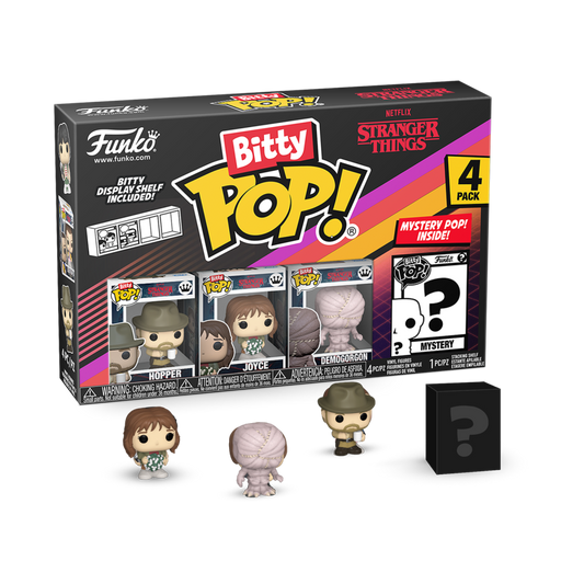 Stranger Things - Hopper Bitty Pop! 4-Pack