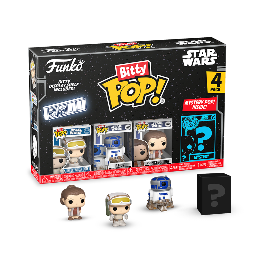 Star Wars - Luke Skywalker (Hoth) Bitty Pop! 4-Pack