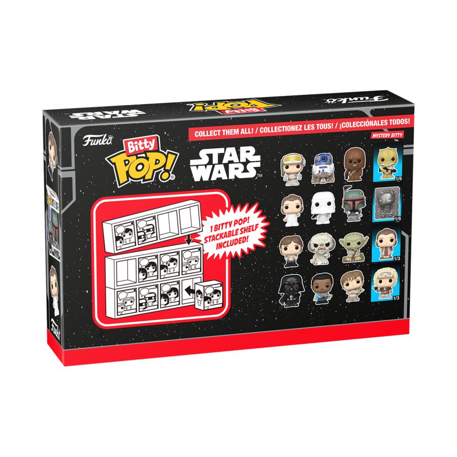 Star Wars - Luke Skywalker (Hoth) Bitty Pop! 4-Pack