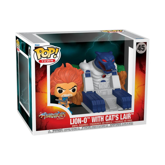 Thundercats - Lion-O with Cat's Lair Pop! Town