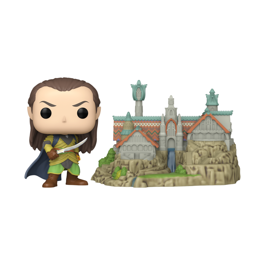 The Lord of the Rings - Elrond with Rivendell Pop! Town