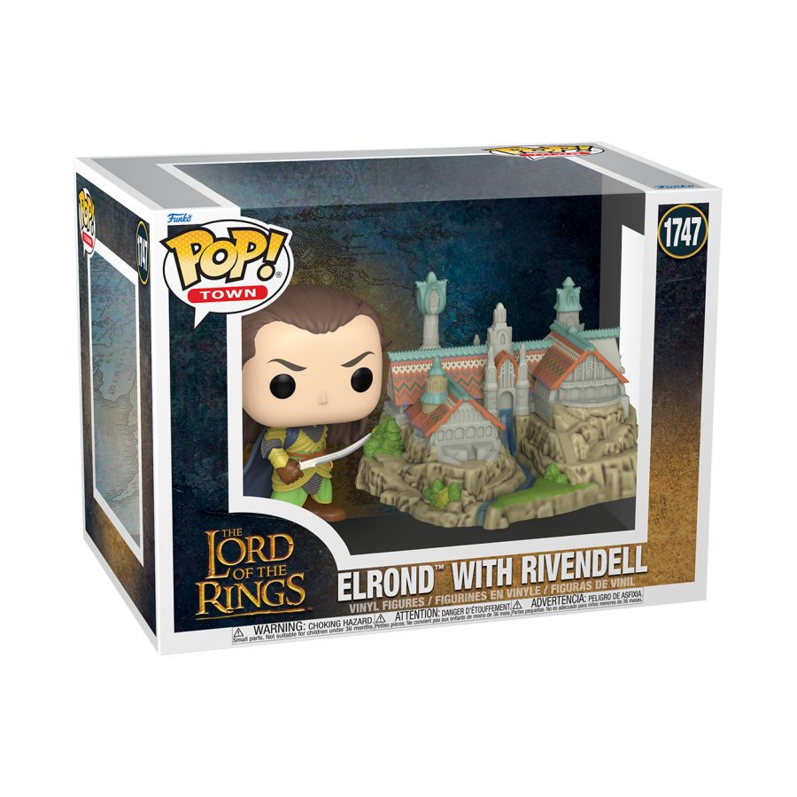 The Lord of the Rings - Elrond with Rivendell Pop! Town