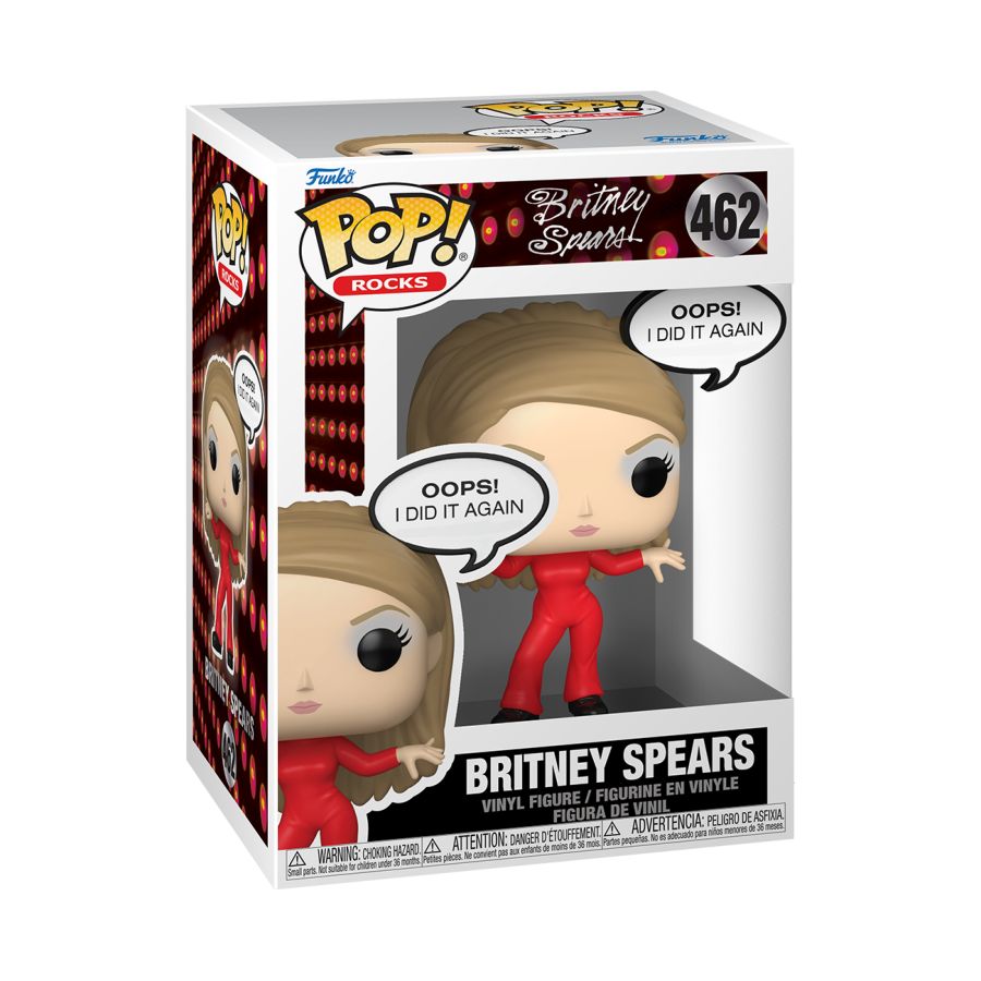 Pop! Sayings - 'Oops, I Did it Again' Britney Spears Pop Vinyl