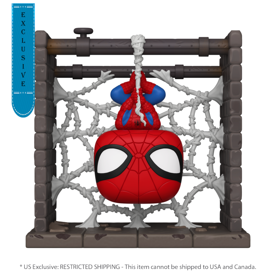 Marvel Comics - Spider-Man in Webs US Exclusive Pop! Deluxe