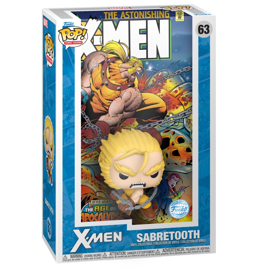 Marvel Comics - Sabretooth (Age of Apocalypse) US Exclusive Pop! Comic Cover