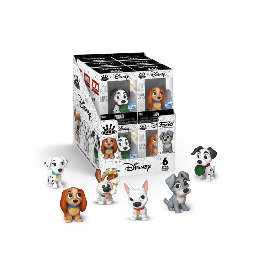 Disney - Dog Days US Exclusive Mini Vinyl Figures (Display of 12)