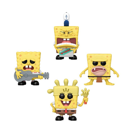 Spongebob Squarepants - Spongebob Exclusive Pop! 4-Pack