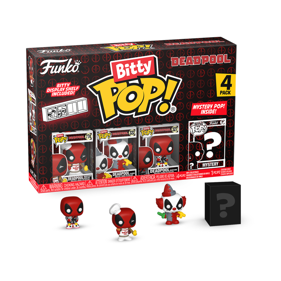 Deadpool - BBQ Master Bitty Pop! 4 -Pack