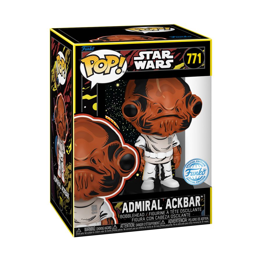 Star Wars - Admiral Ackbar Retro US Exclusive Pop! Vinyl