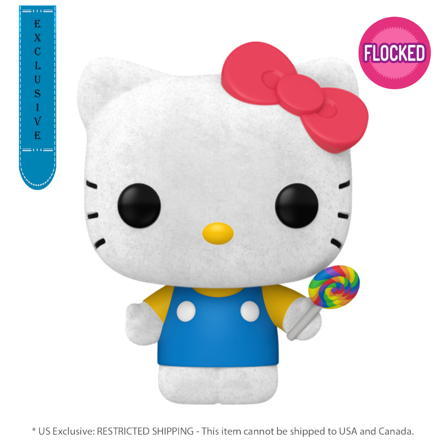 Hello Kitty - Hello Kitty (with Lollipop) US Exclusive Flocked Pop! Vinyl