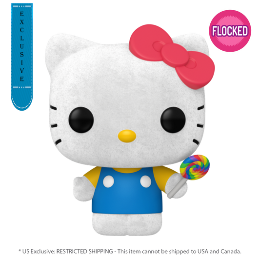 Hello Kitty - Hello Kitty (with Lollipop) US Exclusive Flocked Pop! Vinyl