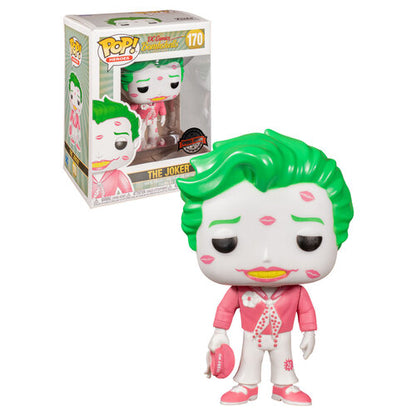 DC Bombshells - Joker with Kisses Pink & White US Exclusive Pop! Vinyl #170