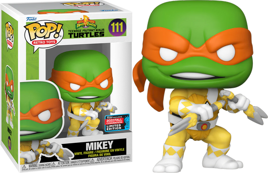 Teenage Mutant Ninja Turtles x Power Rangers  - Mikey 2022 Fall Convention Exclusive Pop Vinyl #111