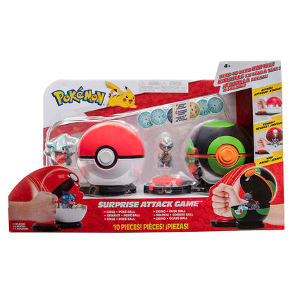 Pokemon Surprise Attack Pokeball Battle Game - Gible vs Deino