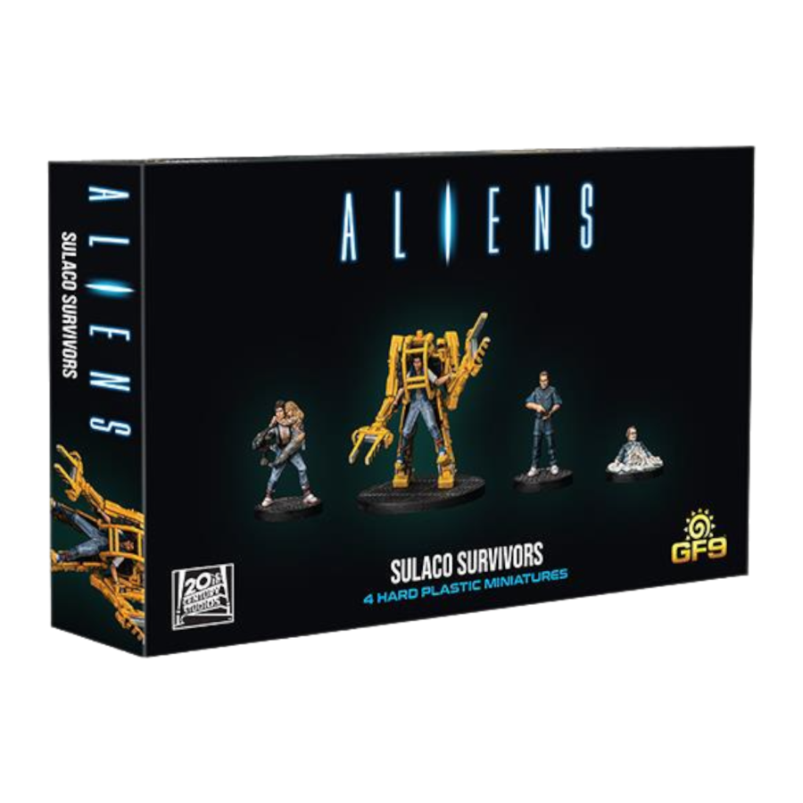 Aliens - Sulaco Survivors [4 Hard Plastic Minatures]