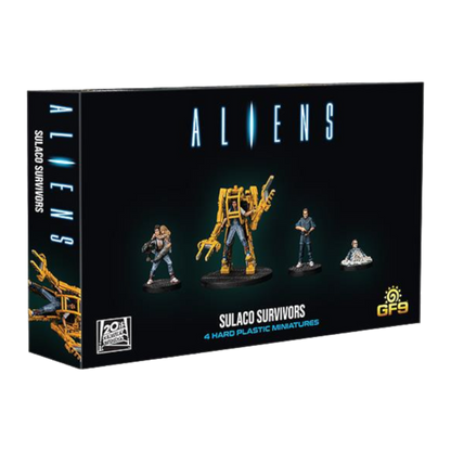 Aliens - Sulaco Survivors [4 Hard Plastic Minatures]