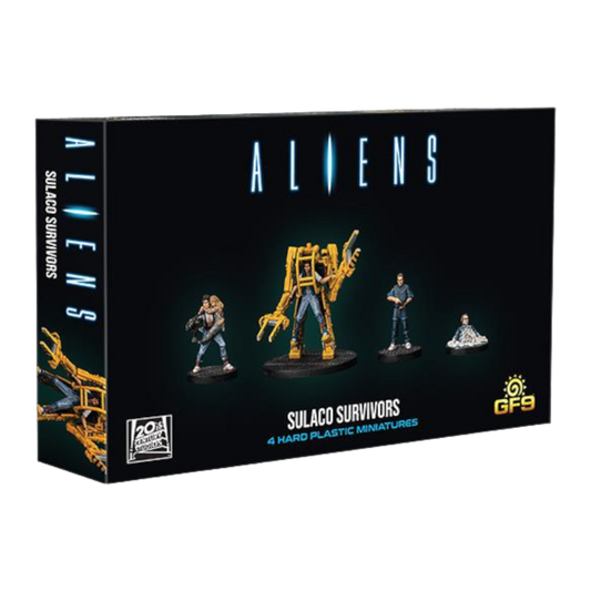 Aliens - Sulaco Survivors [4 Hard Plastic Minatures]