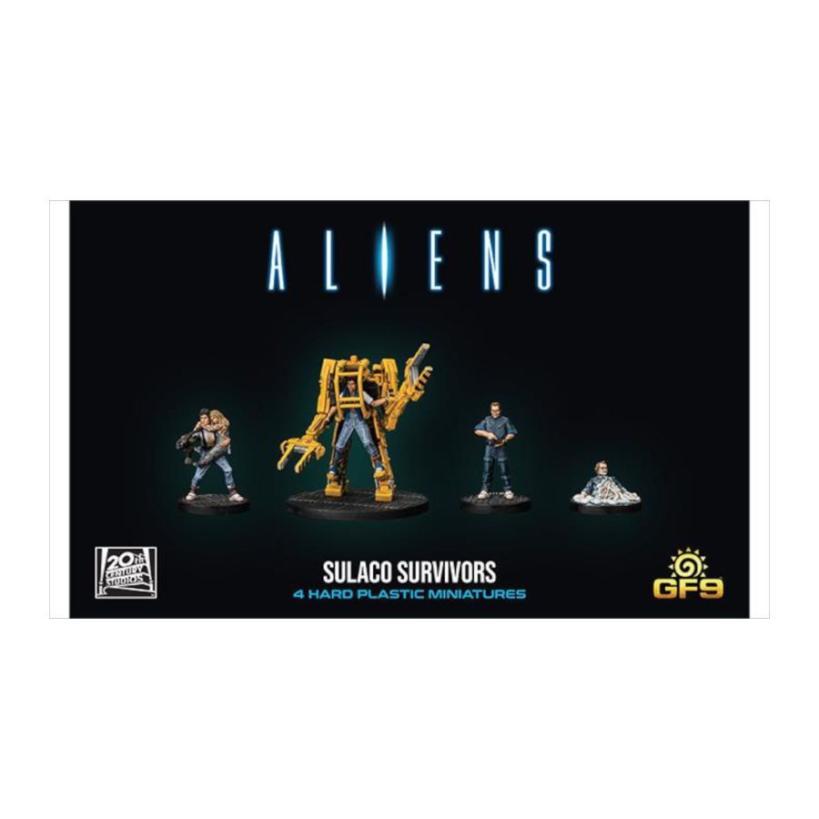 Aliens - Sulaco Survivors [4 Hard Plastic Minatures]