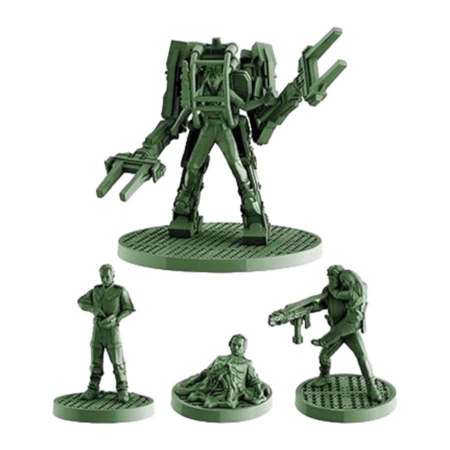 Aliens - Sulaco Survivors [4 Hard Plastic Minatures]