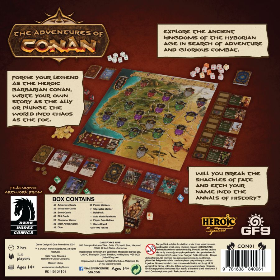 The Adventures of Conan - Board Game