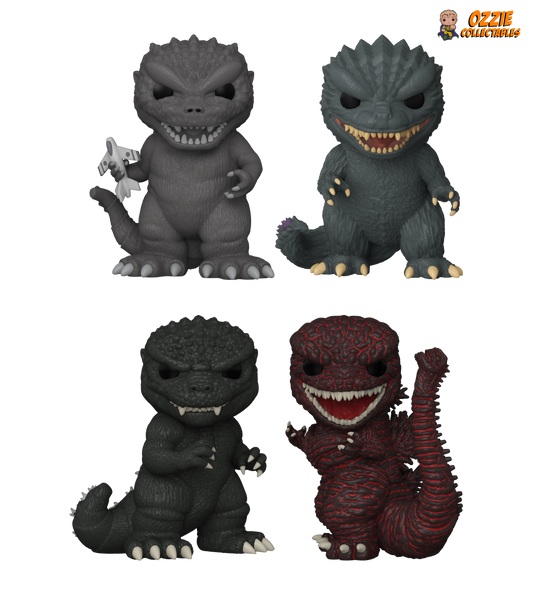 Godzilla: 70th Anniversary Bundle - 4 Pop! Vinyls