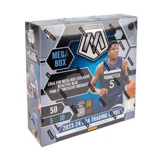 2023/24 Panini Mosaic Basketball Mega Box (Blue & Pink Mosaics!)