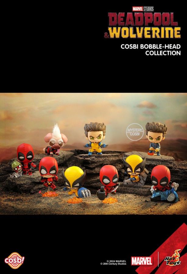 Deadpool 3 - Deadpool 3 Cosbi Bobble-head Collection (Display of 8)