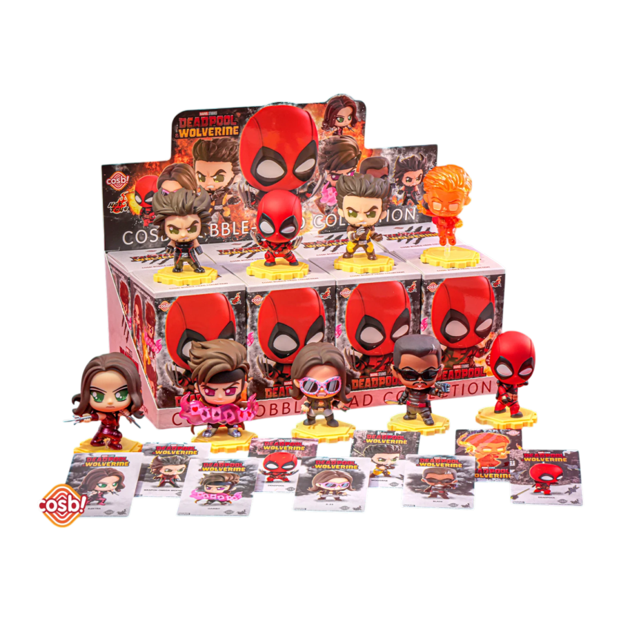 Deadpool 3 - Deadpool 3 Cosbi Bobble-Head Series 2 (Display of 8)