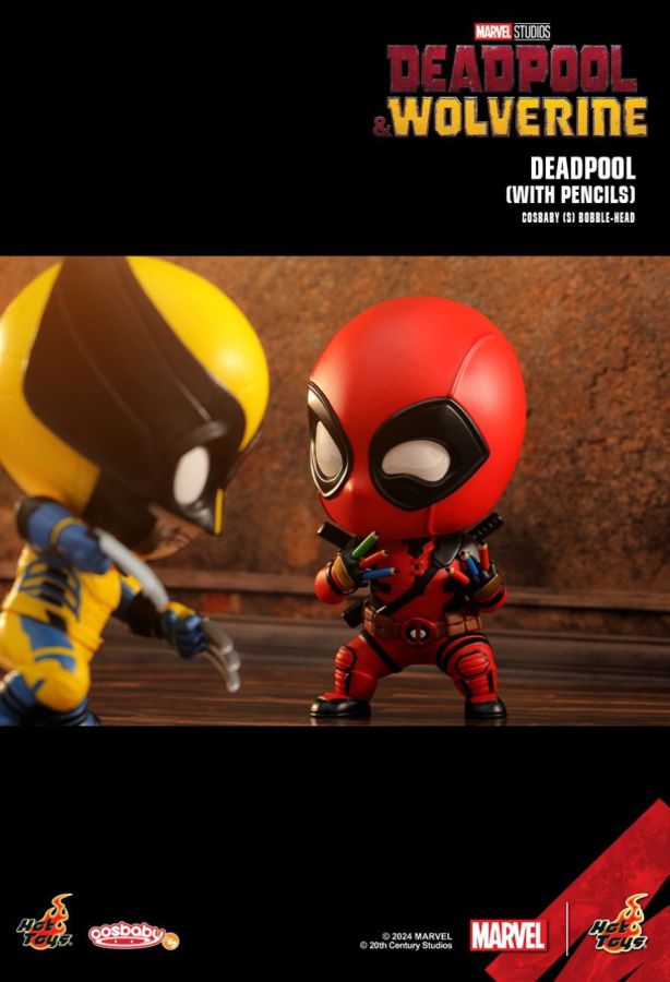 Deadpool & Wolverine - Deadpool with Pencils Cosbaby
