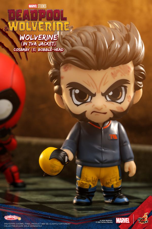 Deadpool & Wolverine - Wolverine Unmasked in TVA Jacket Cosbaby