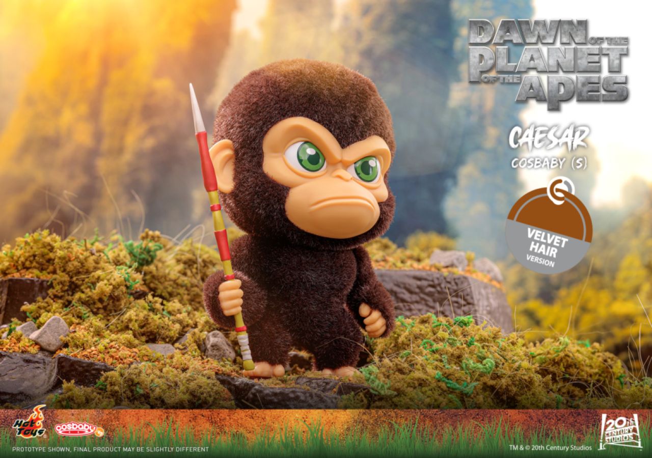 Dawn of the Planet of the Apes - Caesar Velvet Hair Cosbaby