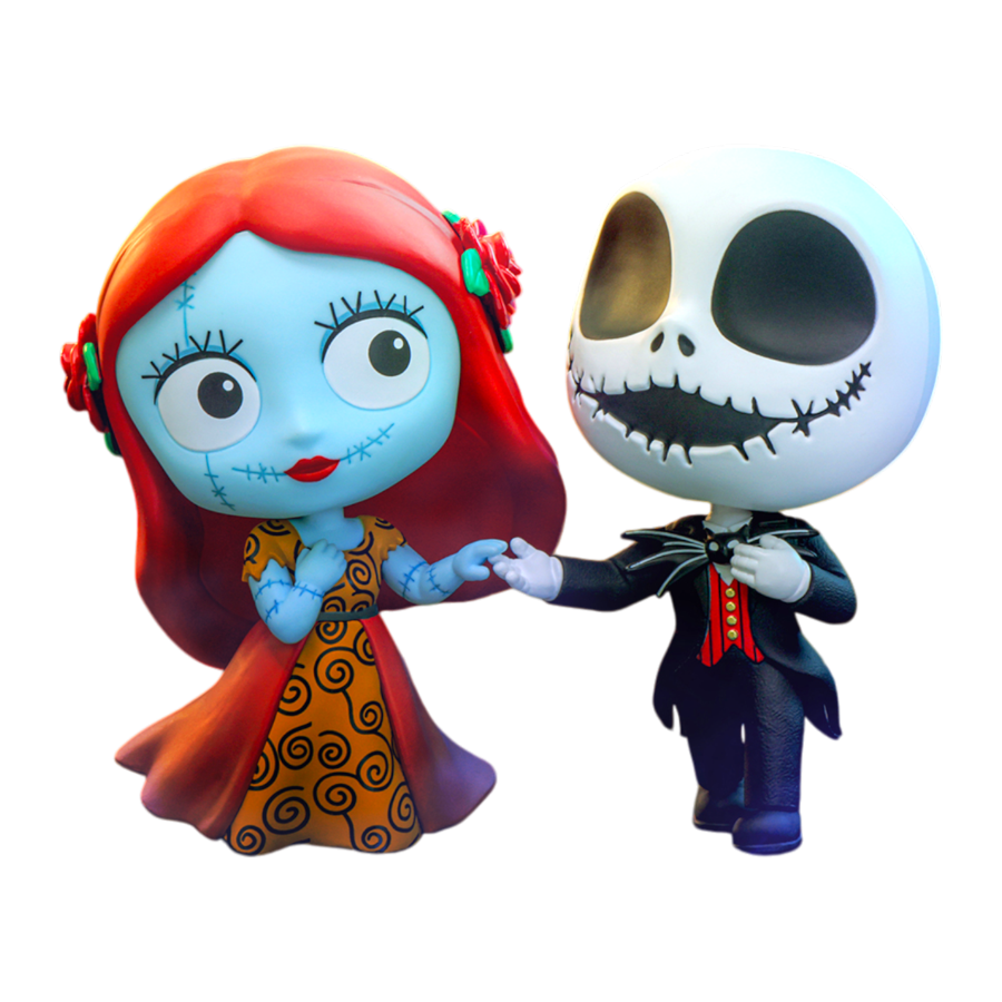 The Nightmare Before Christmas - Jack and Sally Dancing Cosbaby [2 Pack]