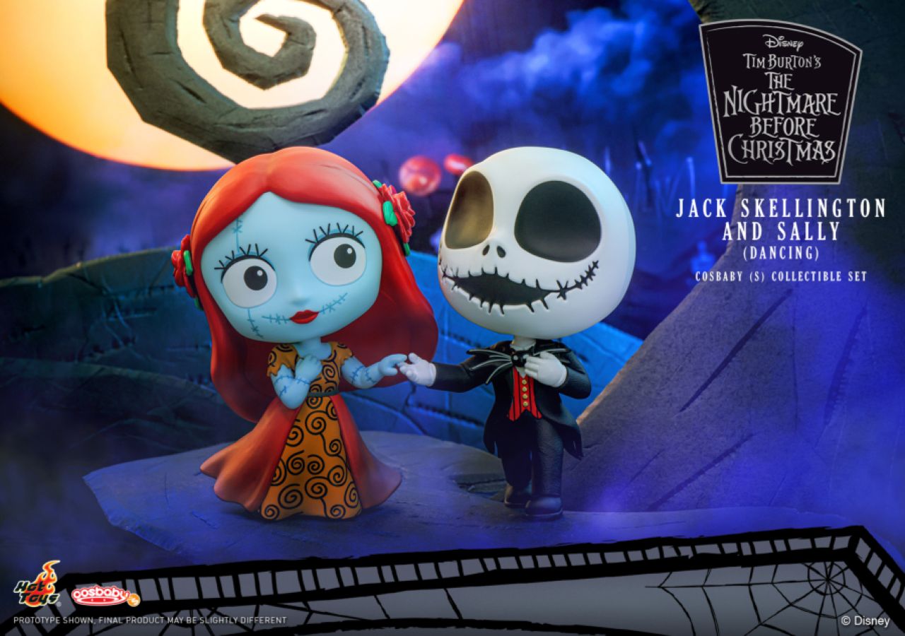 The Nightmare Before Christmas - Jack and Sally Dancing Cosbaby [2 Pack]