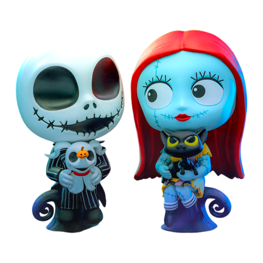 The Nightmare Before Christmas - Jack and Sally Sitting Cosbaby [2 Pack]