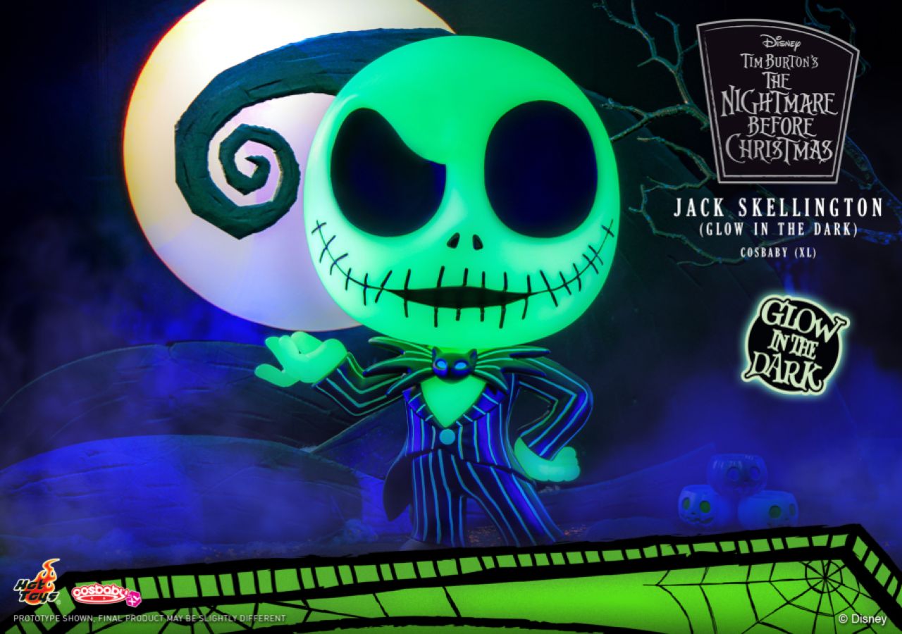 The Nightmare Before Christmas - Jack Skellington (Glow Version) (XL) Cosbaby