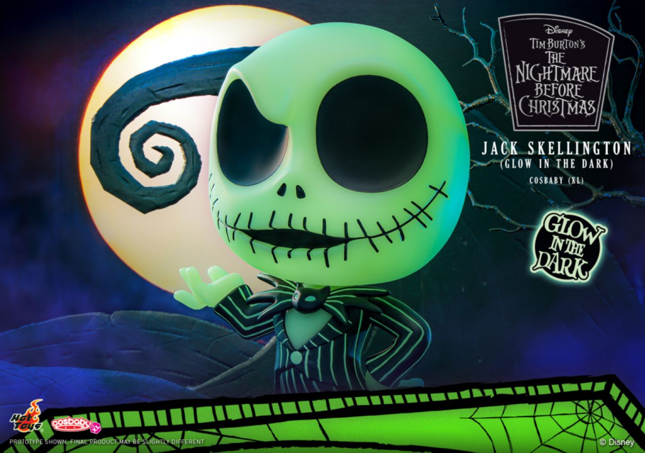 The Nightmare Before Christmas - Jack Skellington (Glow Version) (XL) Cosbaby