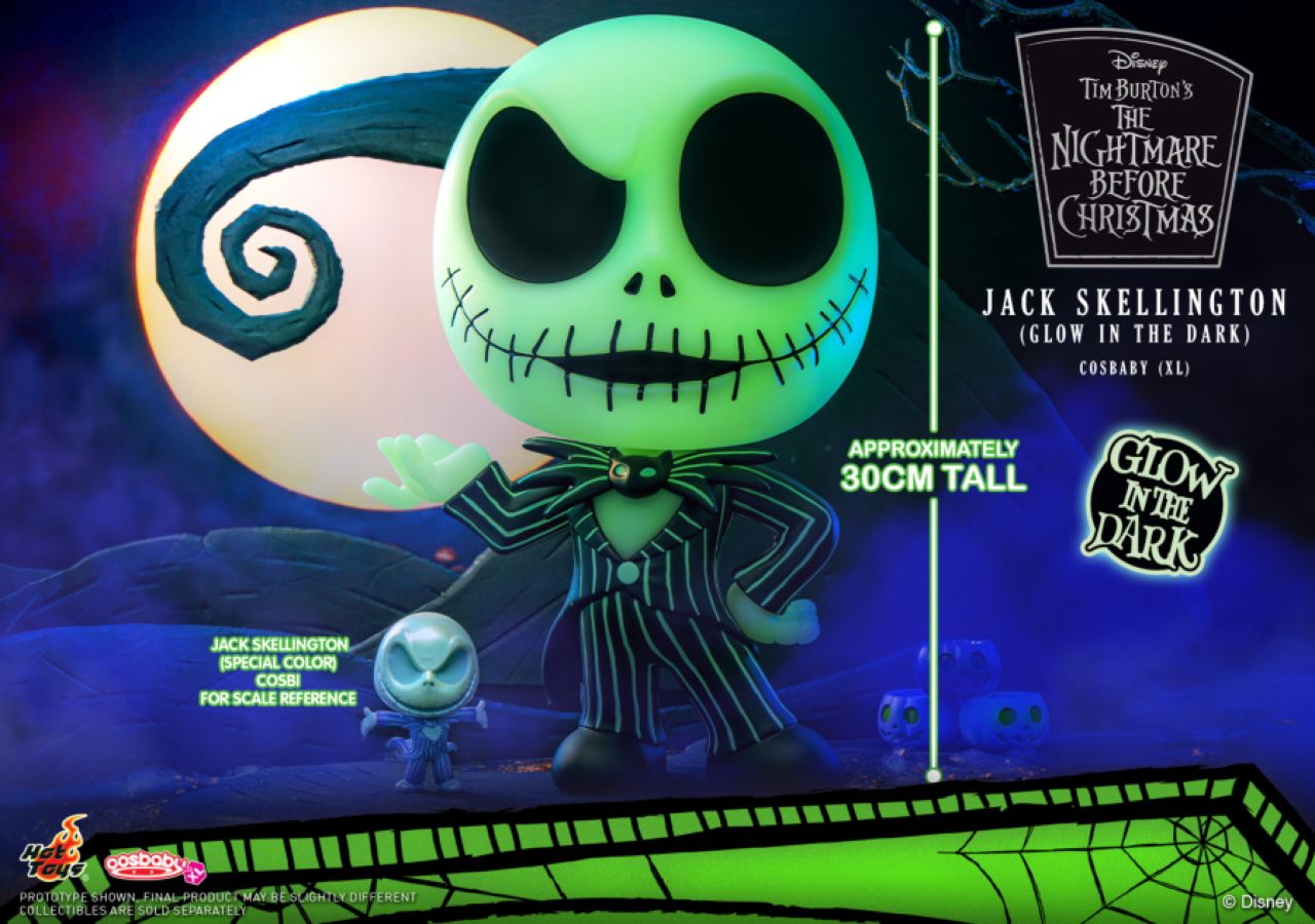 The Nightmare Before Christmas - Jack Skellington (Glow Version) (XL) Cosbaby