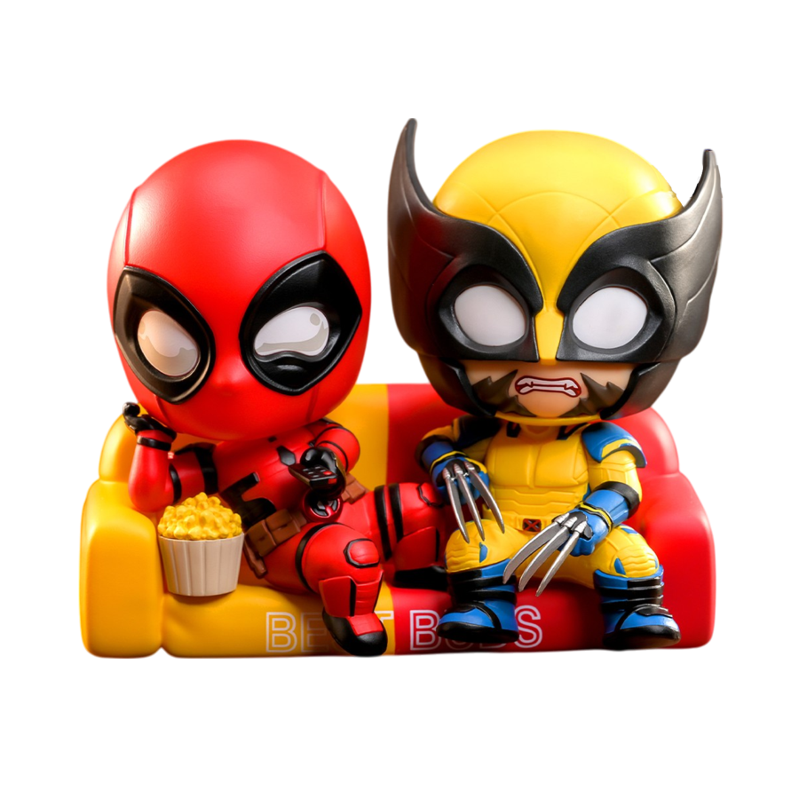 Deadpool & Wolverine - Best Buds on Sofa Cosbaby