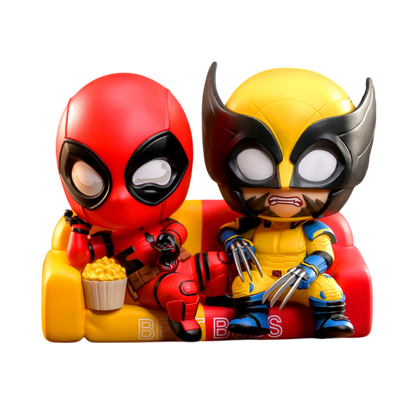 Deadpool & Wolverine - Best Buds on Sofa Cosbaby