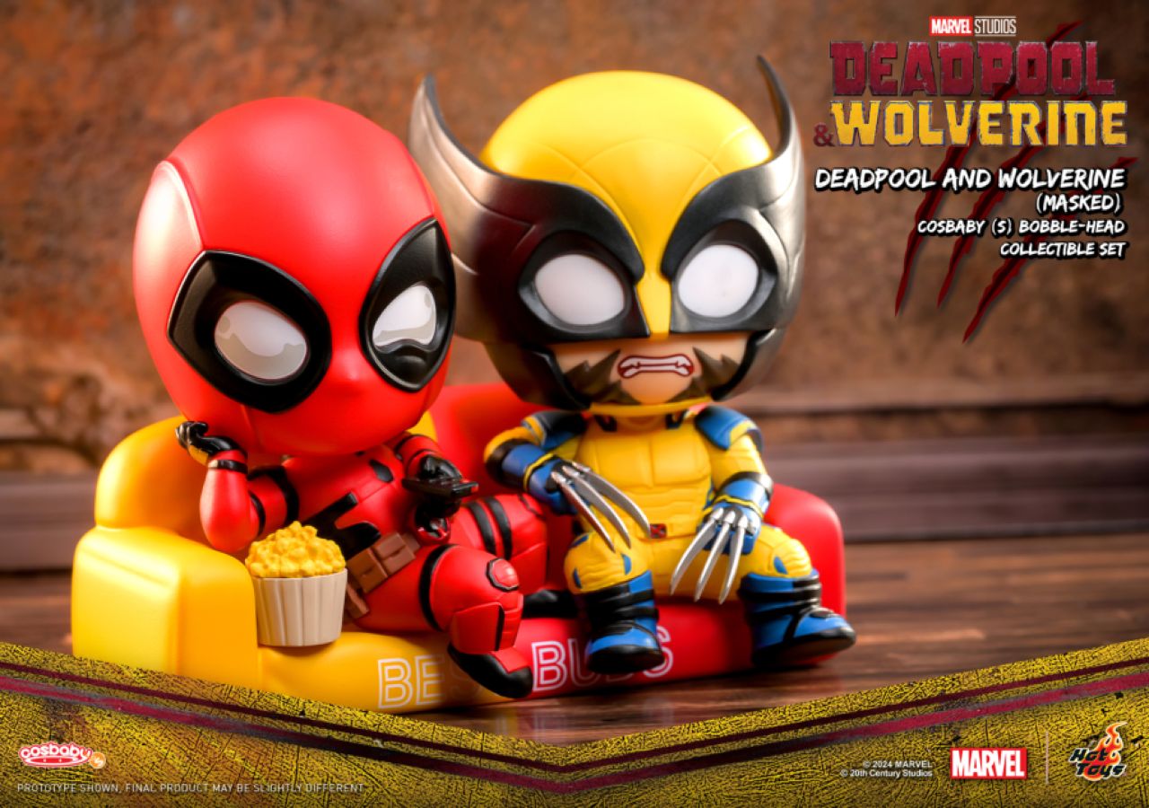 Deadpool & Wolverine - Best Buds on Sofa Cosbaby