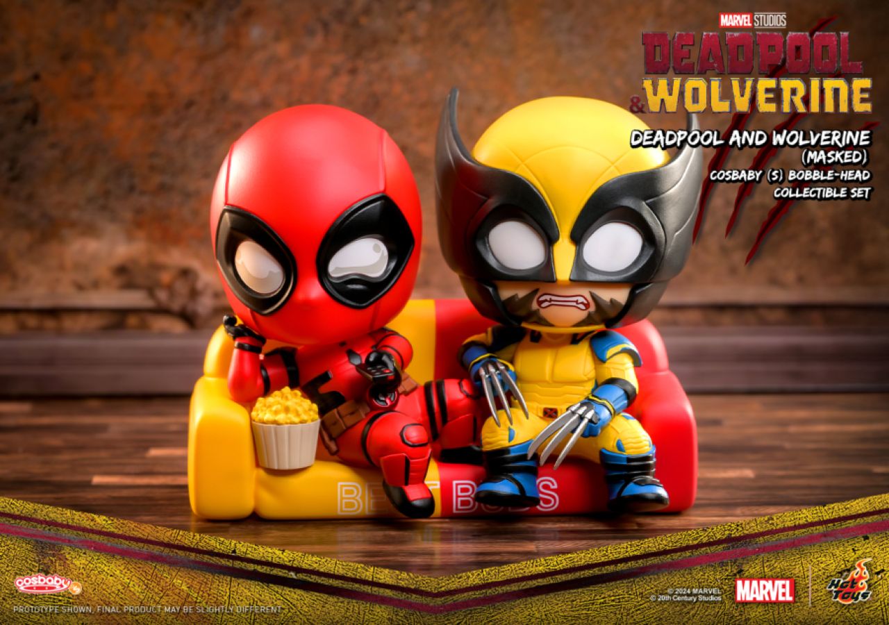 Deadpool & Wolverine - Best Buds on Sofa Cosbaby