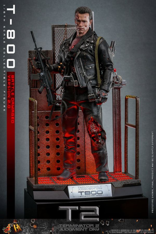 Terminator 2: Judgement Day - T-800 (Battle Damaged 2.0) 1:6 Scale Collectable Action Figure