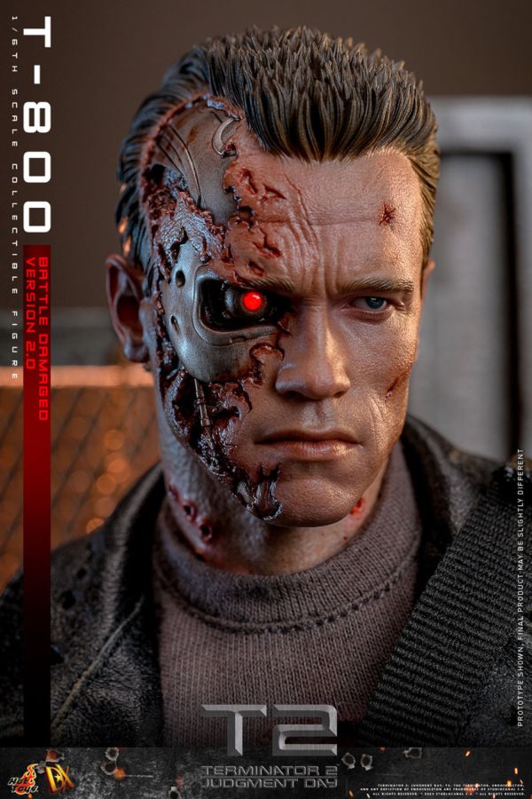 Terminator 2: Judgement Day - T-800 (Battle Damaged 2.0) 1:6 Scale Collectable Action Figure