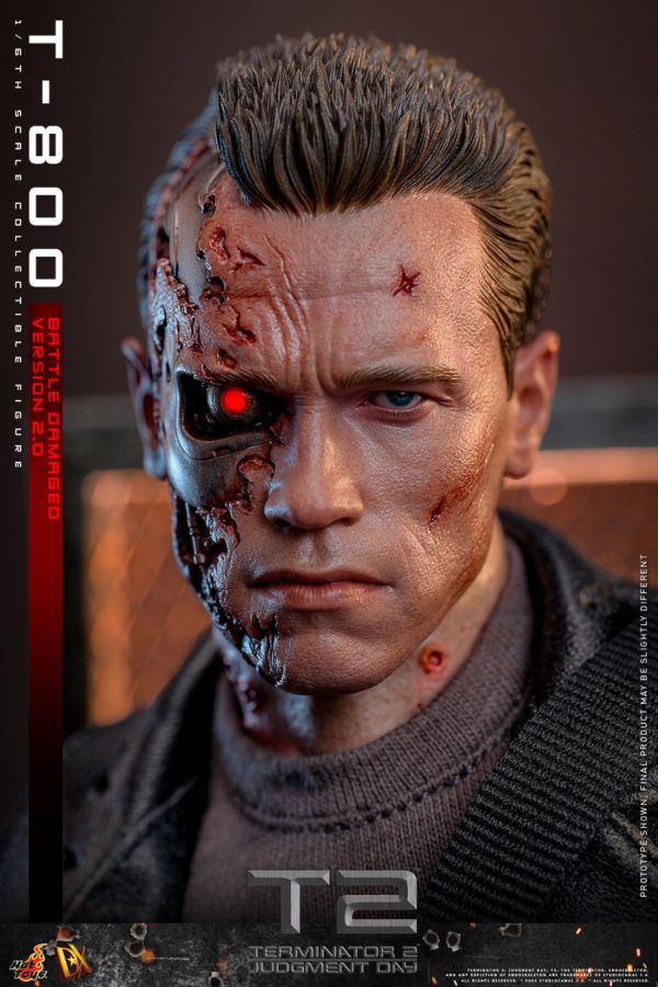 Terminator 2: Judgement Day - T-800 (Battle Damaged 2.0) 1:6 Scale Collectable Action Figure